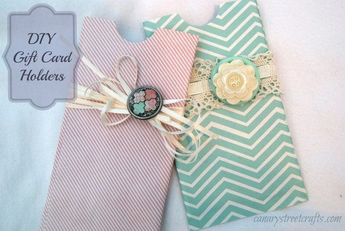 Diy gift card holder