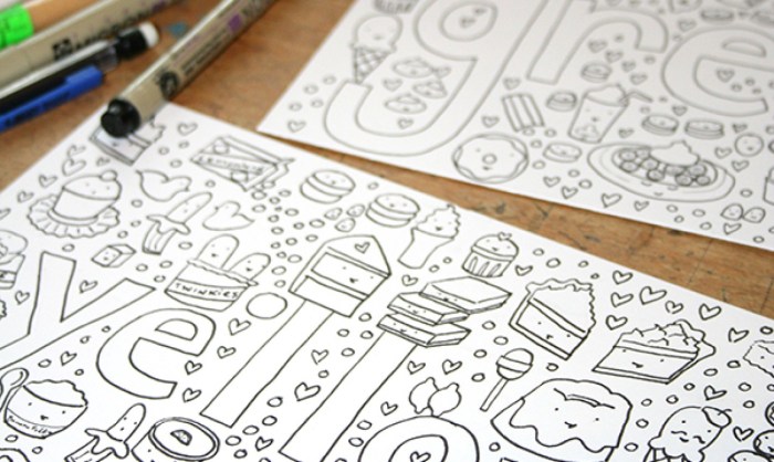 Create your own coloring book